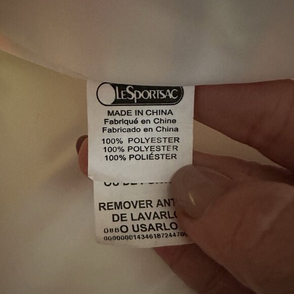 LeSportsac Multicolor Stripes Bag Handbag Purse Crossbody Wide Strap Tote Expand - Picture 8 of 12